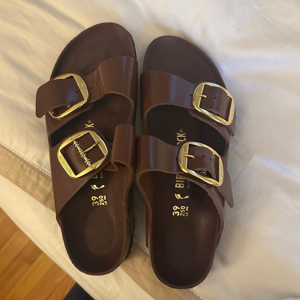Birkenstock Arizona Big Buckle Patent